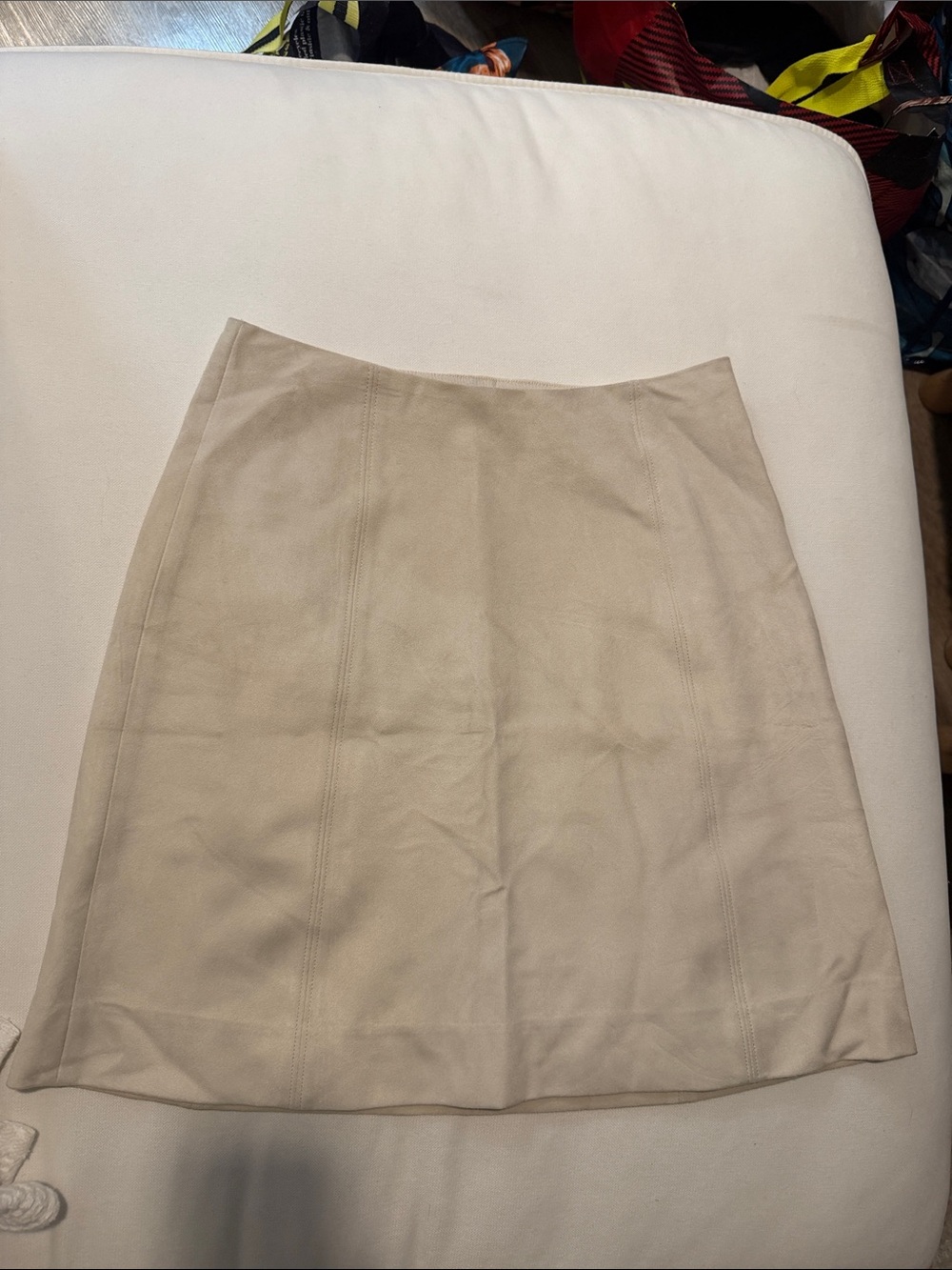Babaton Modern Mini Skirt in Beige Size 4